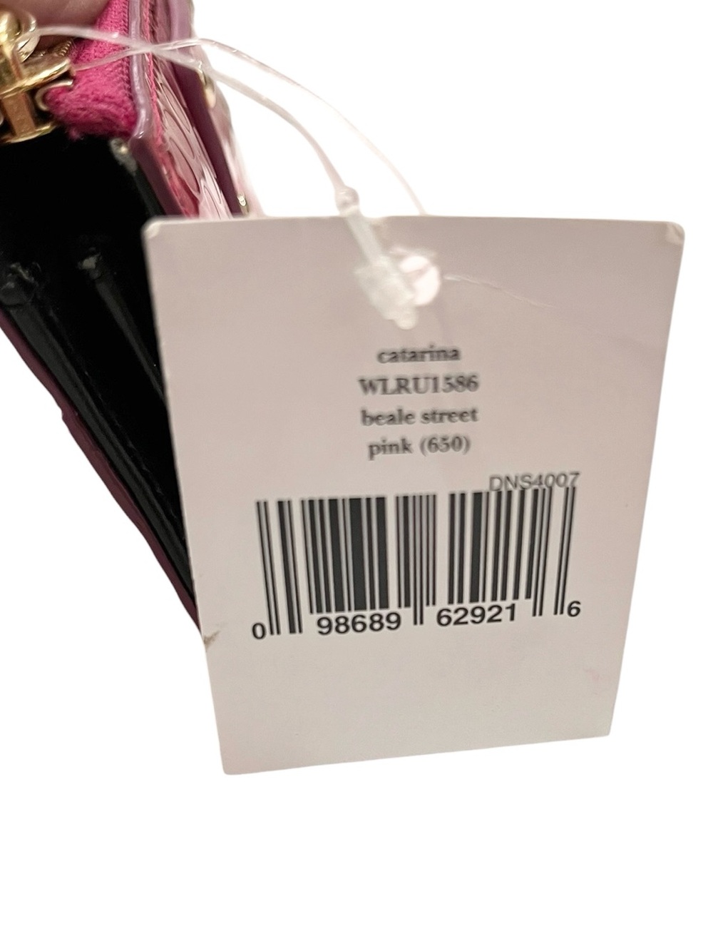 Kate Spade "Beale Street Catarina" Metallic Pink Dot-Embossed Wristlet NWT - Picture 5 of 5